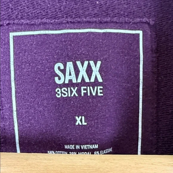Saxx 3Six Five Purple Top Size Extra Large - Picture 2 of 6